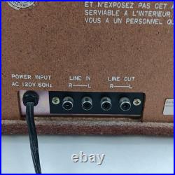 Vintage Ken-Tech X-905 Stereo Cassette Deck Player Recorder VU Meters Walnut