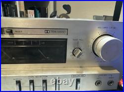 Vintage Kenwood KX 600 Stereo Cassette Deck Record Silver Face No Cable