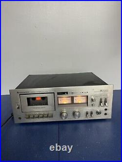 Vintage Kenwood Kx-1030 Stereo Cassette Deck Powers On Untested