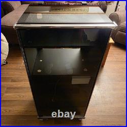 Vintage Kenwood Stereo/record Player System Cabinet SRC-7W Model Glass Doors