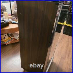 Vintage Kenwood Stereo/record Player System Cabinet SRC-7W Model Glass Doors