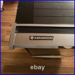 Vintage Kenwood Stereo/record Player System Cabinet SRC-7W Model Glass Doors