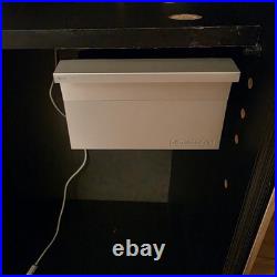 Vintage Kenwood Stereo/record Player System Cabinet SRC-7W Model Glass Doors