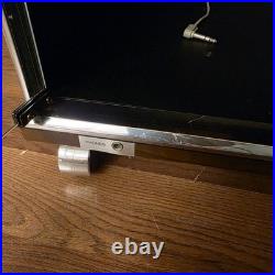 Vintage Kenwood Stereo/record Player System Cabinet SRC-7W Model Glass Doors