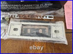 Vintage Kraco AM/FM Stereo Cassette Player Model ETR-808 Silver on Silver TESTED Vintage Kraco AM/FM Stereo Cassette Player Model ETR-808 Silver on Silver TESTED