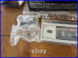 Vintage Kraco AM/FM Stereo Cassette Player Model ETR-808 Silver on Silver TESTED Vintage Kraco AM/FM Stereo Cassette Player Model ETR-808 Silver on Silver TESTED