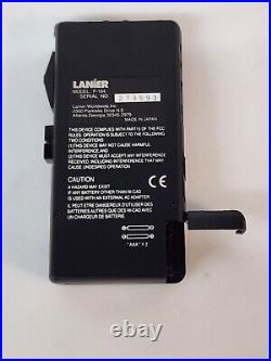 Vintage LANIER P-164 Micro Cassette Handheld Voice Recorder With Case Excellent