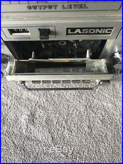 Vintage LASONIC TRC-920 BoomBox Cassette/Recorder Works Read Description