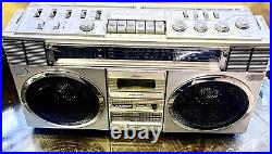 Vintage Lasonic TRC-918 Boombox Radio Recorder Gettho Blaster Cassette Player