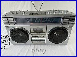 Vintage Lasonic TRC-918 Boombox Radio Recorder Gettho Blaster Cassette stereo