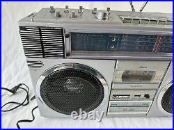 Vintage Lasonic TRC-918 Boombox Radio Recorder Gettho Blaster Cassette stereo