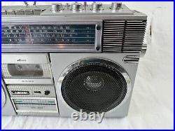 Vintage Lasonic TRC-918 Boombox Radio Recorder Gettho Blaster Cassette stereo