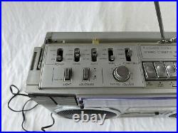 Vintage Lasonic TRC-918 Boombox Radio Recorder Gettho Blaster Cassette stereo