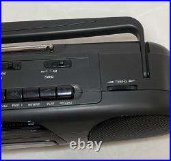 Vintage Lenoxx Sound AM/FM Stereo Dual-Cassette Player/Recorder BP745 + Walkman