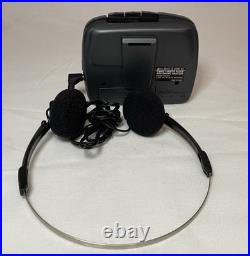 Vintage Lenoxx Sound AM/FM Stereo Dual-Cassette Player/Recorder BP745 + Walkman