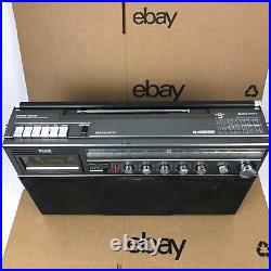 Vintage Magnavox 4 Band Stereo Radio Cassette Recorder Model Number D8443