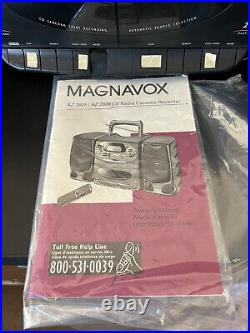 Vintage Magnavox AZ 2805 Portable CD Radio Cassette Recorder