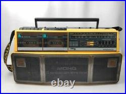 Vintage Magnavox D8300 Boombox Radio Dual Cassette Recorder MDHQ 5 READ DESCRIPT