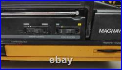 Vintage Magnavox D8300 Boombox Radio Dual Cassette Recorder MDHQ 5 READ DESCRIPT