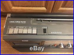 Vintage Magnavox D8443 Boombox 4 Band Stereo Radio Cassette Recorder D 8443 Nice