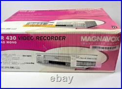 Vintage Magnavox VCR 4 Head HQ VHS Player MVR430 NEW