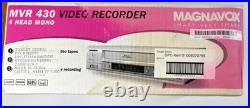 Vintage Magnavox VCR 4 Head HQ VHS Player MVR430 NEW
