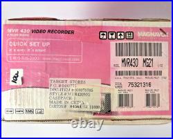 Vintage Magnavox VCR 4 Head HQ VHS Player MVR430 NEW