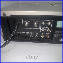 Vintage Magnavox VCR Top Loading VR8408SL01 UVHS Cassette Recorder TESTED Vintage Magnavox VCR Top Loading VR8408SL01 UVHS Cassette Recorder TESTED