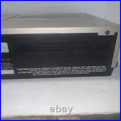 Vintage Magnavox VCR Top Loading VR8408SL01 UVHS Cassette Recorder TESTED Vintage Magnavox VCR Top Loading VR8408SL01 UVHS Cassette Recorder TESTED