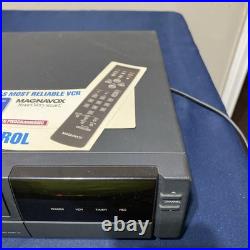 Vintage Magnavox VR3410AT01 Video Cassette Recorder VCR VHS Tape Player OSD