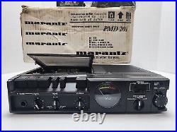 Vintage Marantz PMD 201 Professional Portable Cassette Recorder/Player Working