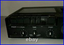 Vintage Marantz PMD201 Portable Cassette Recorder Player Only Black Antique VU