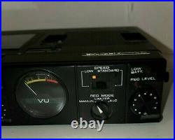 Vintage Marantz PMD201 Portable Cassette Recorder Player Only Black Antique VU