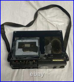 Vintage Marantz PMD221 Portable Cassette Recorder Tested Plays Tape As-Is