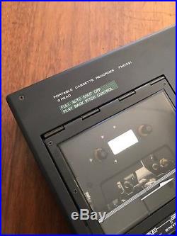 Vintage Marantz PMD221 Portable Dual Power Cassette Tape Recorder CLEAN
