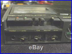 Vintage Marantz PMD222 3-Head Portable Over Shoulder Cassette Player Recorder