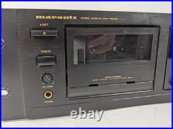 Vintage Marantz PMD502U Cassette Deck Black Dolby Japan For Parts/Repair Hi-Fi