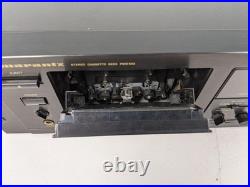 Vintage Marantz PMD502U Cassette Deck Black Dolby Japan For Parts/Repair Hi-Fi