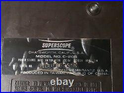 Vintage Marantz Superscope C-205 Professional Cassette Recorder (untested)