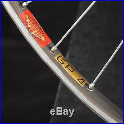 Vintage Mavic GP4 Tubular Rims with Campagnolo Record Hubs, and 6 speed cassette