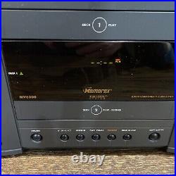 Vintage Memorex MV6000 VCR Video Cassette Recorder Dual Deck System P2
