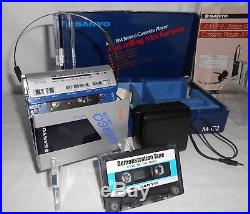 Vintage Mini Stereo Radio Cassette Recorder M-G2, Sanyo Electric Co. Ltd Japan
