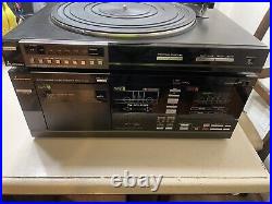 Vintage Mitsubishi DT-156 7+1 Changer Cassette Deck LT-156 Record And CD Player