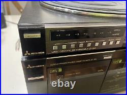 Vintage Mitsubishi DT-156 7+1 Changer Cassette Deck LT-156 Record And CD Player