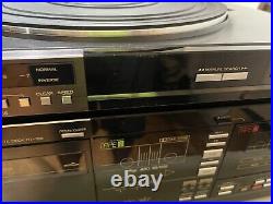 Vintage Mitsubishi DT-156 7+1 Changer Cassette Deck LT-156 Record And CD Player