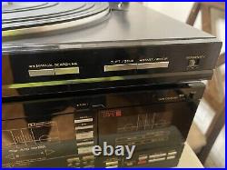 Vintage Mitsubishi DT-156 7+1 Changer Cassette Deck LT-156 Record And CD Player