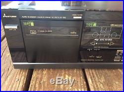 Vintage Mitsubishi DT-156 Auto Changer 7+1 Double Cassette Deck Player Recorder
