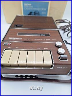 Vintage Montgomery Ward Airline Tape Cassette Player Recorder Gen 3923A Works