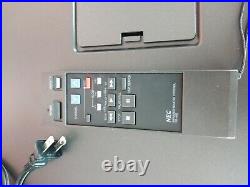 Vintage NEC Video Cassette Recorder Beta Max Player VC-N40EU With Original Box