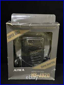Vintage NOS Aiwa HS-J320 Super Bass Tape Cassette Player Recorder AM/FM Radio